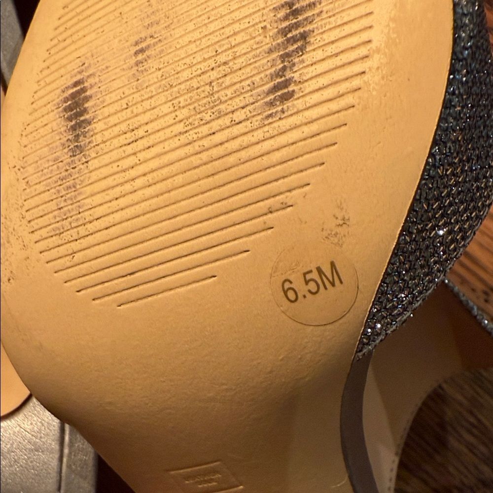 Alex Marie Sparkling Silver Sandals - Picture 11 of 11